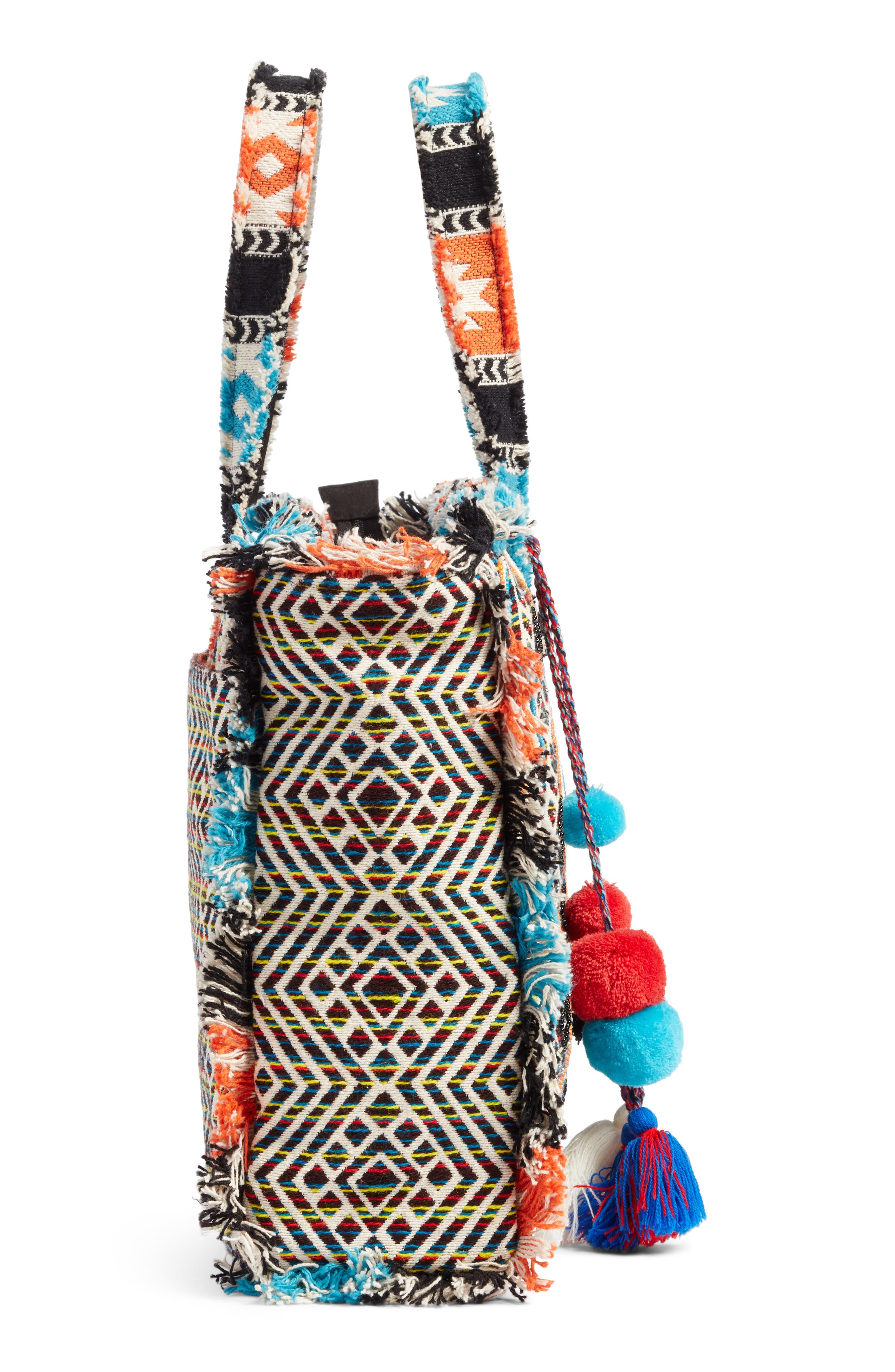 Steve Madden Resort Embroidered Tote, Alternate, color, 