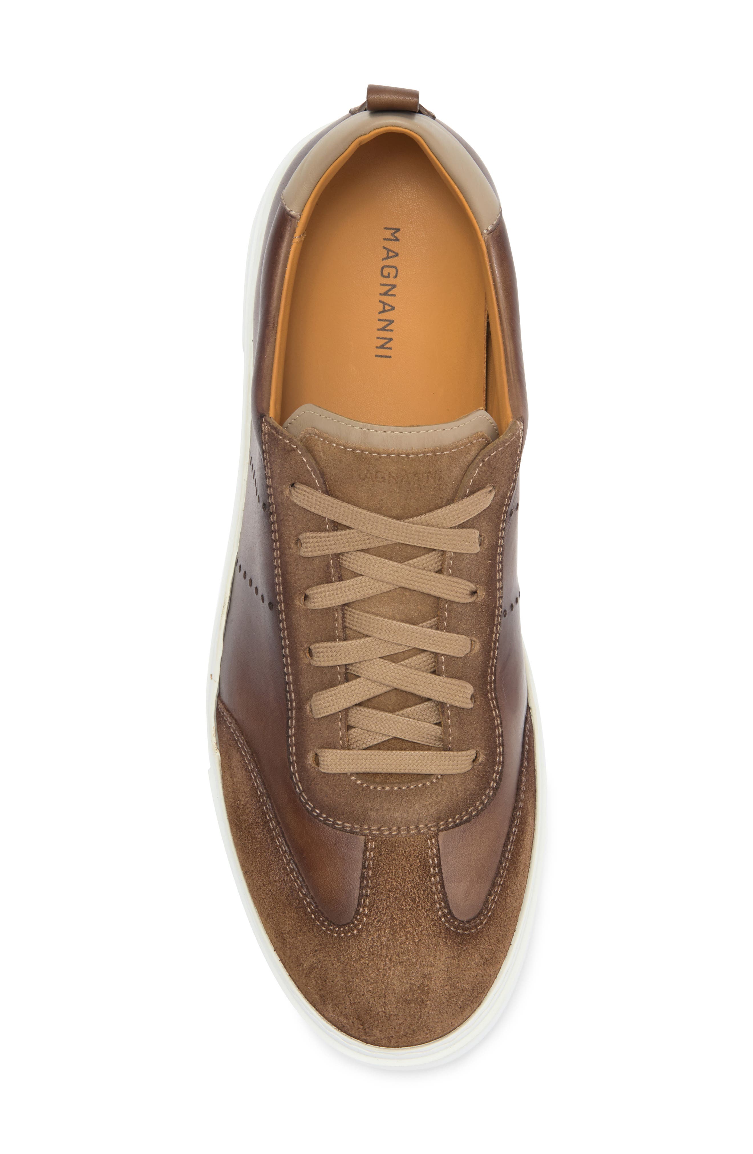 Magnanni Sirius Low Top Sneaker, Alternate, color, Taupe