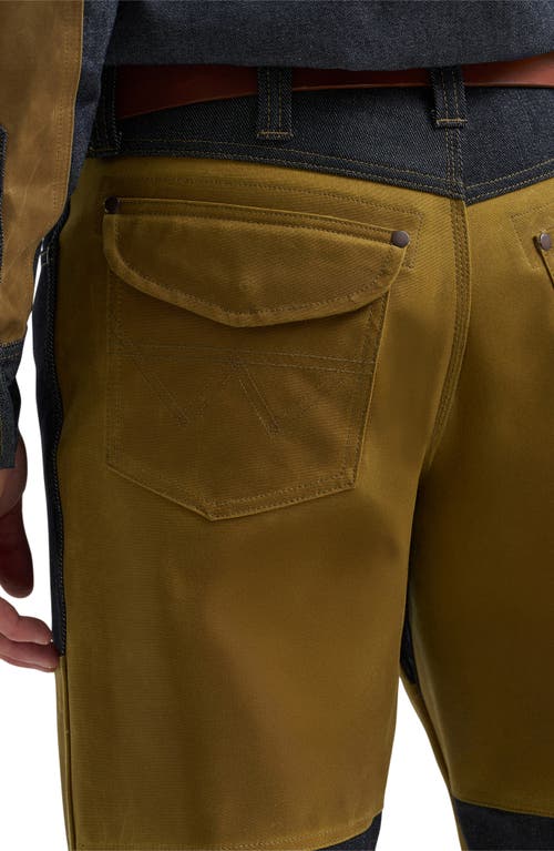 Wrangler X Filson Two Tone Western Jeans In Multi