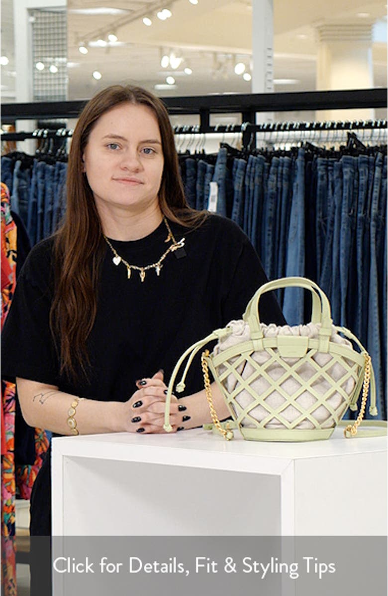 Small Petra Leather Bucket Bag, sales video thumbnail