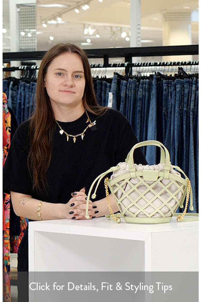 Small Petra Leather Bucket Bag video
