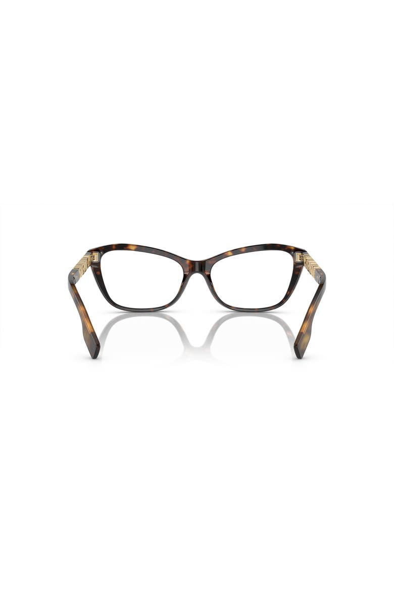 Burberry 52mm Cat Eye optical glasses, Alternate, color, Brown
