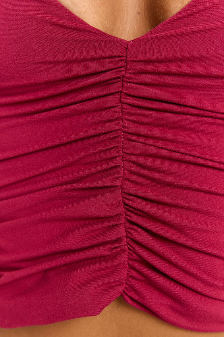 Elvira Top, Alternate, color, Red