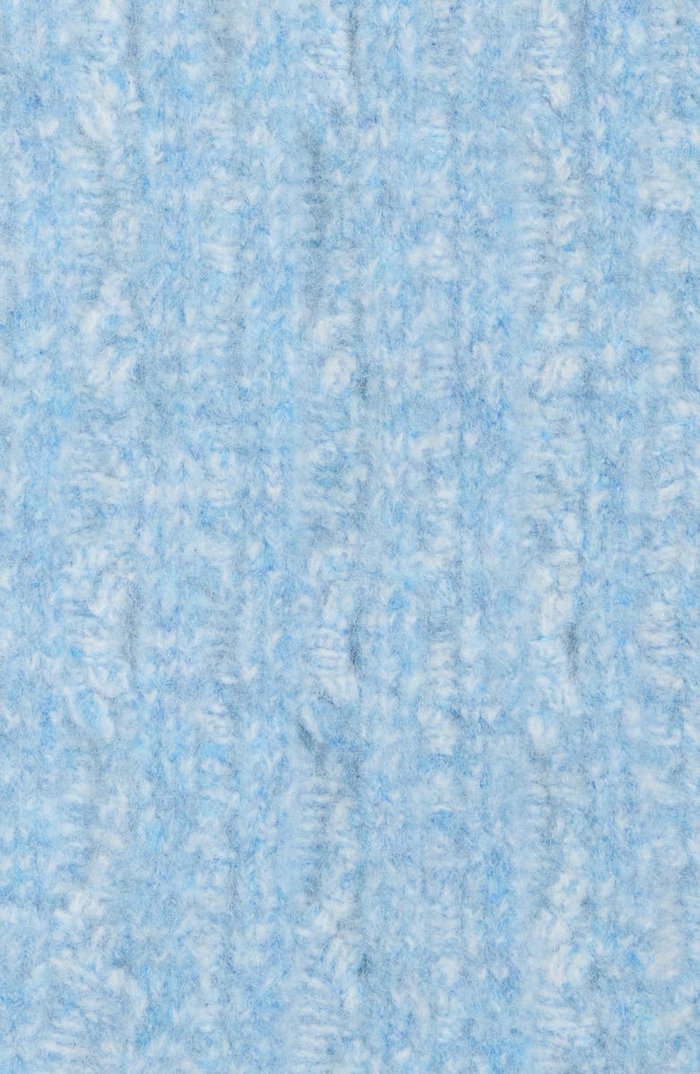 Melrose and Market Marled Cable Knit Scarf, Alternate, color, Blue- Ivory