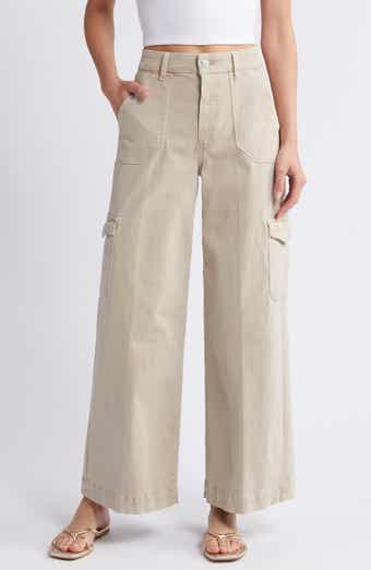 PAIGE Harper Wide Leg Cargo Jeans