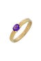 selected 14K Yellow Gold - Amethyst