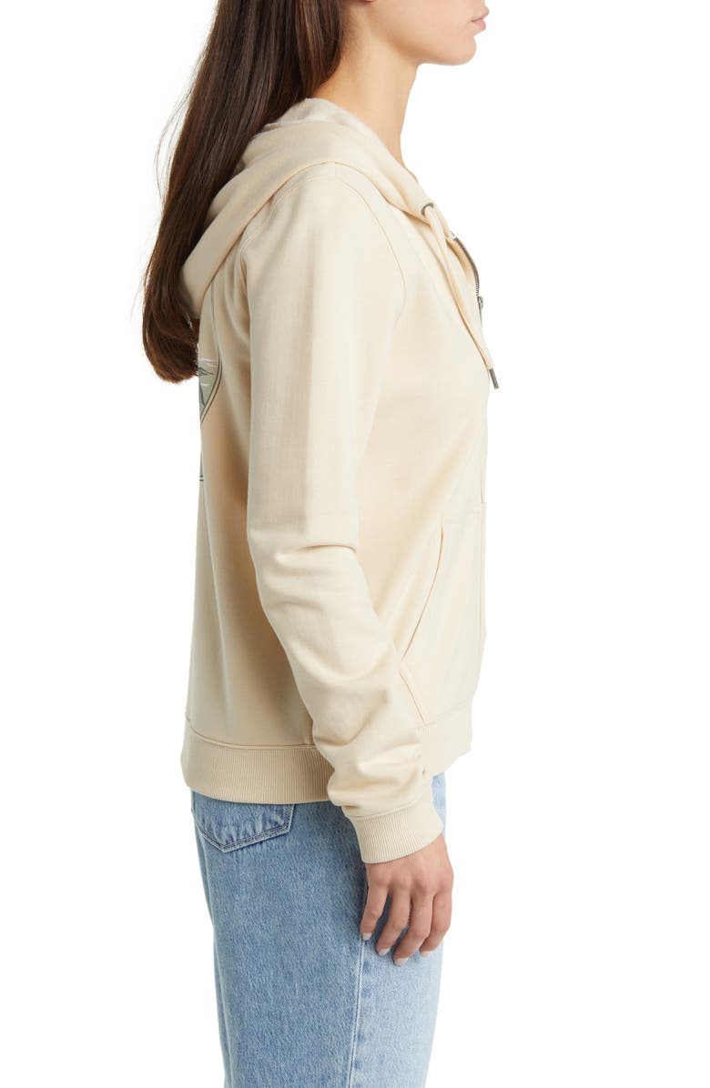 Roxy Evening Hike Graphic Zip-Up Hoodie, Alternate, color,