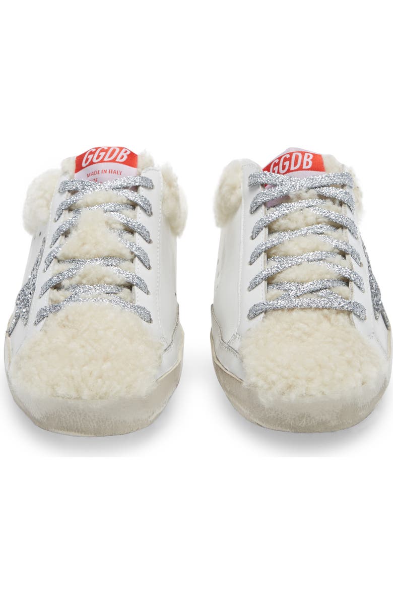 Golden Goose Super-Star Sabot Genuine Shearling Sneaker, Alternate, color,