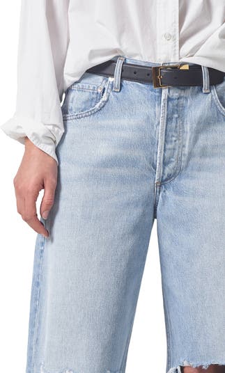 Citizens of Humanity Ayla Ripped High Waist Baggy Wide Leg