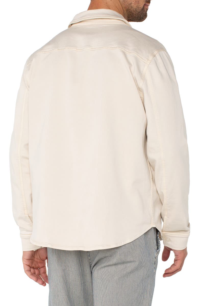 Liverpool Los Angeles Stretch Cotton Blend Overshirt, Alternate, color, 