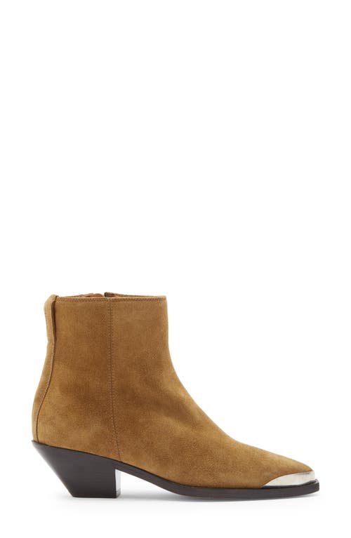 Isabel Marant Adnae Pointed Toe Bootie In Brown