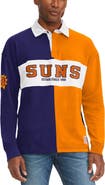 TOMMY JEANS Men's Tommy Jeans Purple/Orange Phoenix Suns Ronnie Rugby Long Sleeve T-Shirt