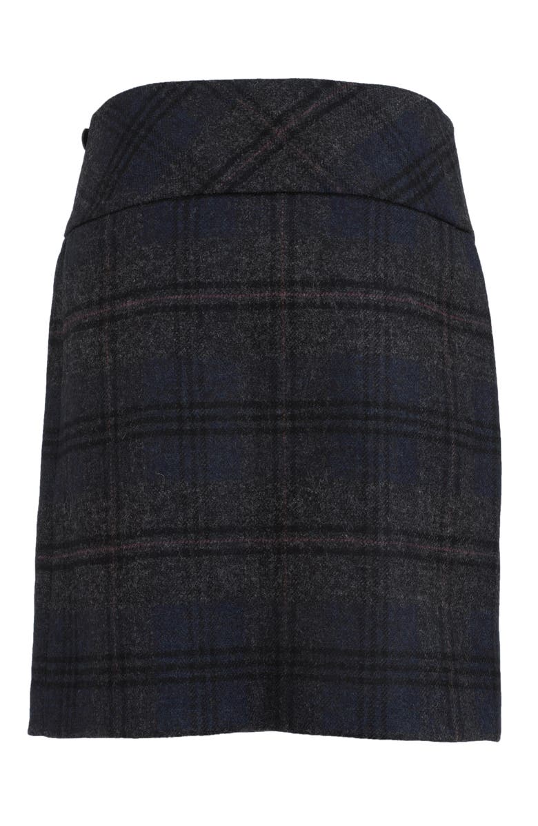 Celtic & Co. Celt Mini Kilt Skirt, Alternate, color, Navy Charcoal Tartan