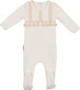 Manière Crochet Tassel Stretch Cotton Footie