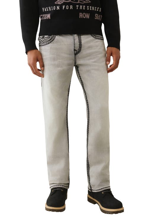 Ricky Super QT Straight Jeans (Gritstone Grey Wash) (Regular & Big)