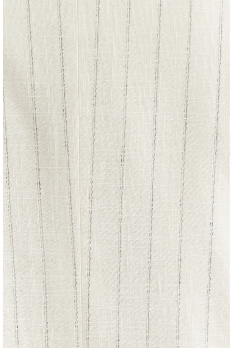 Ridley Slim Fit Pinstripe Double Breasted Sport Coat, Alternate, color, ECRU