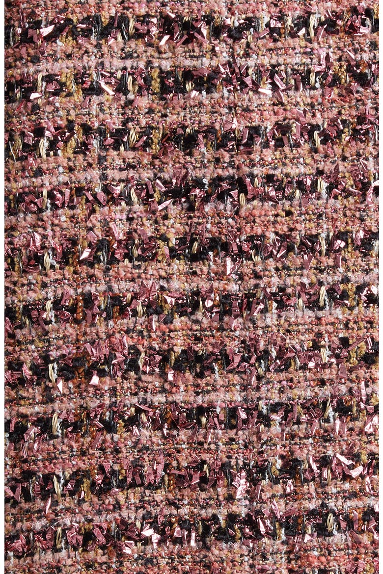 Metallic Eyelash Tweed Jacket, Alternate, color, NPPM NAPA PINK MULTI