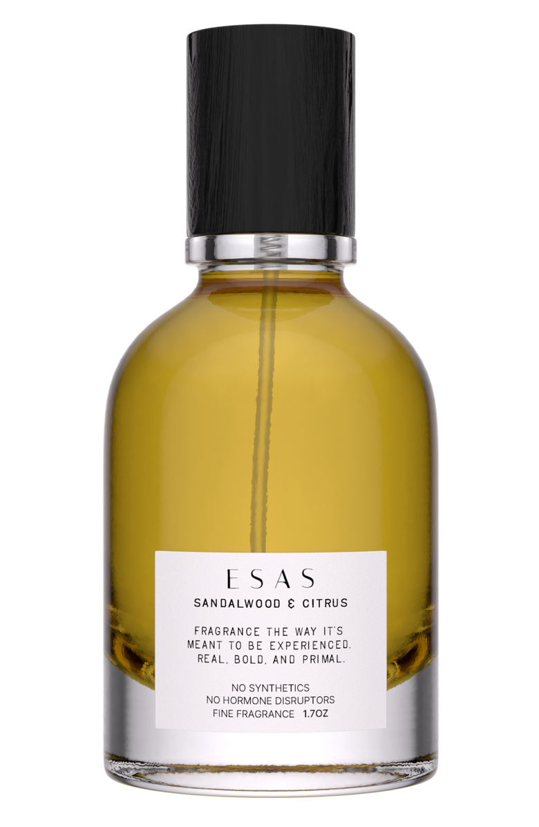 Esas NYC Sandalwood & Citrus Organic Eau de Parfum - Bright Citrus and Santal, Main, color, 1.7 Oz