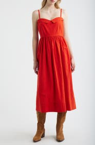 THE GREAT. Verse Cotton Sundress