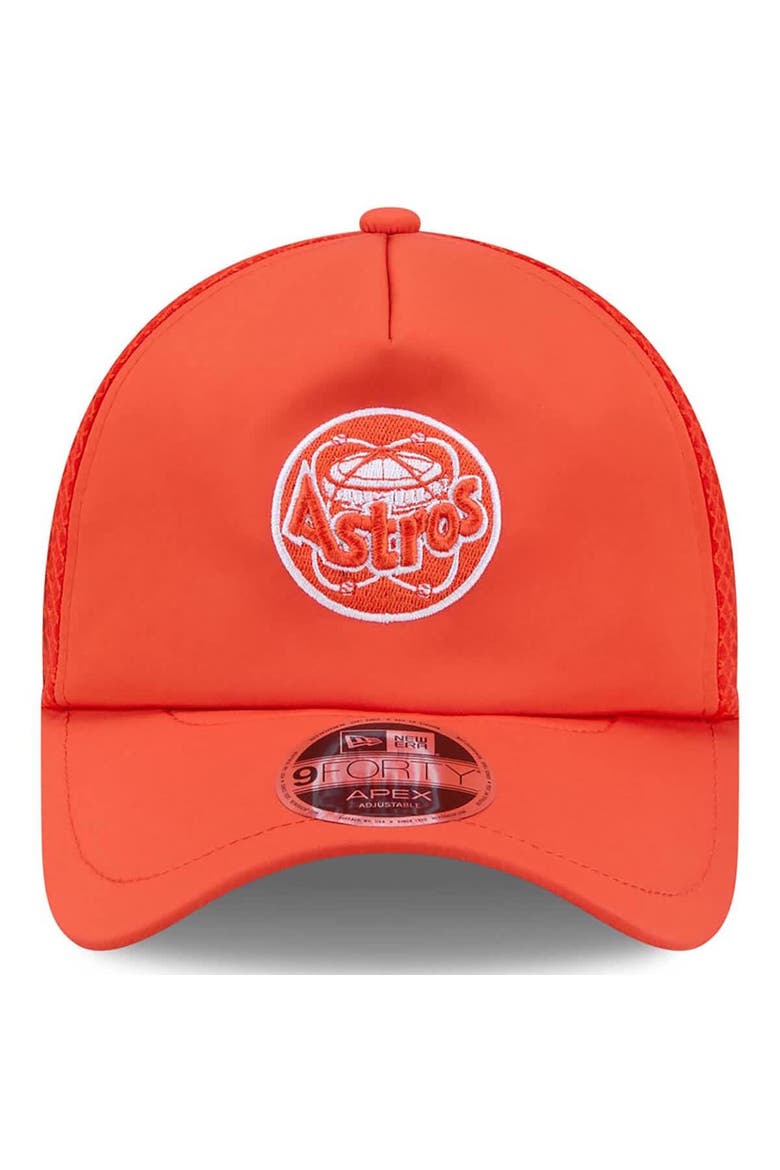 Men's New Era Orange Houston Astros 2026 Batting Practice Alternate Apex 9FORTY Adjustable Hat, Alternate, color, Orange