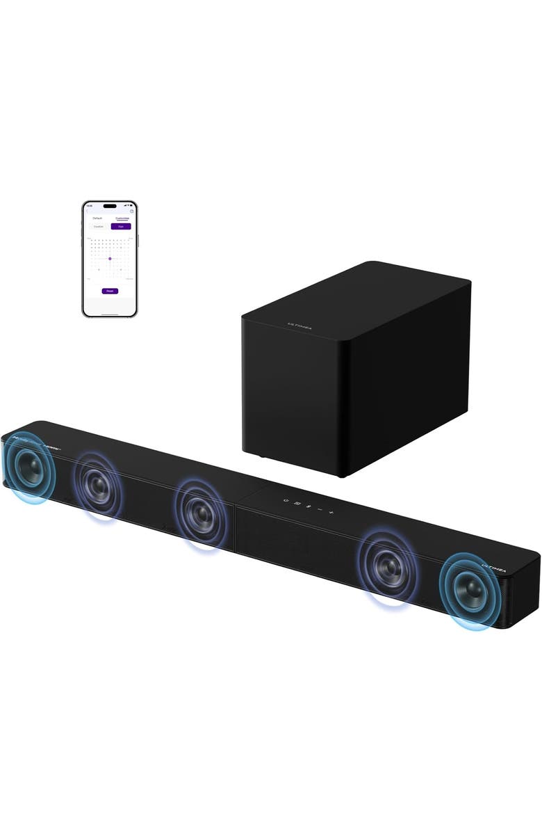 Ultimea Poseidon M60 Boom 5.1ch Dolby Atmos Sound System, Main, color, Black