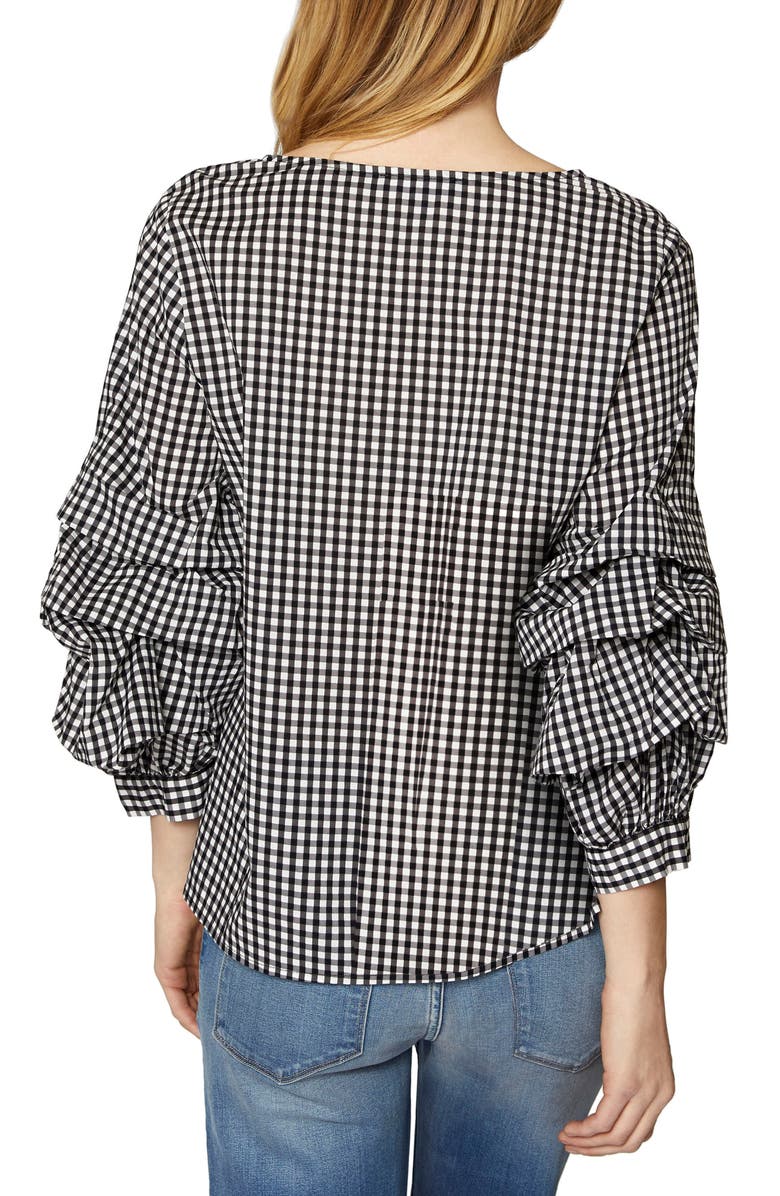 Sanctuary Delphine Tiered Sleeve Top, Alternate, color, 