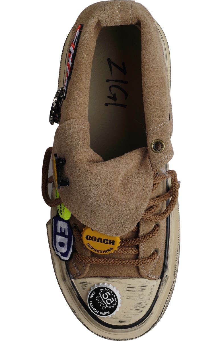 ZIGI Hadleigh Distressed Platform Sneaker, Alternate, color,