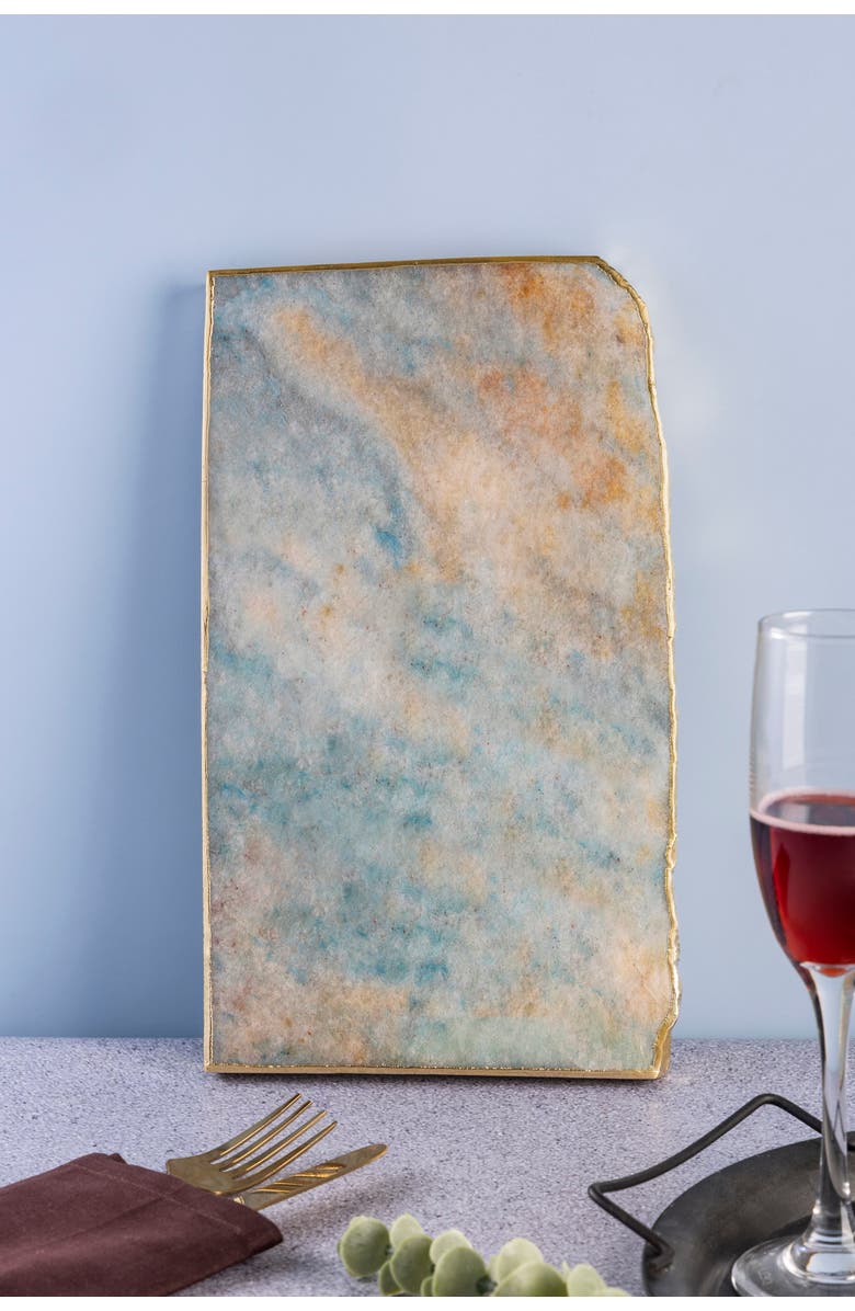 GAURI KOHLI Dazzle Cheese Board, Main, color, Aventurine
