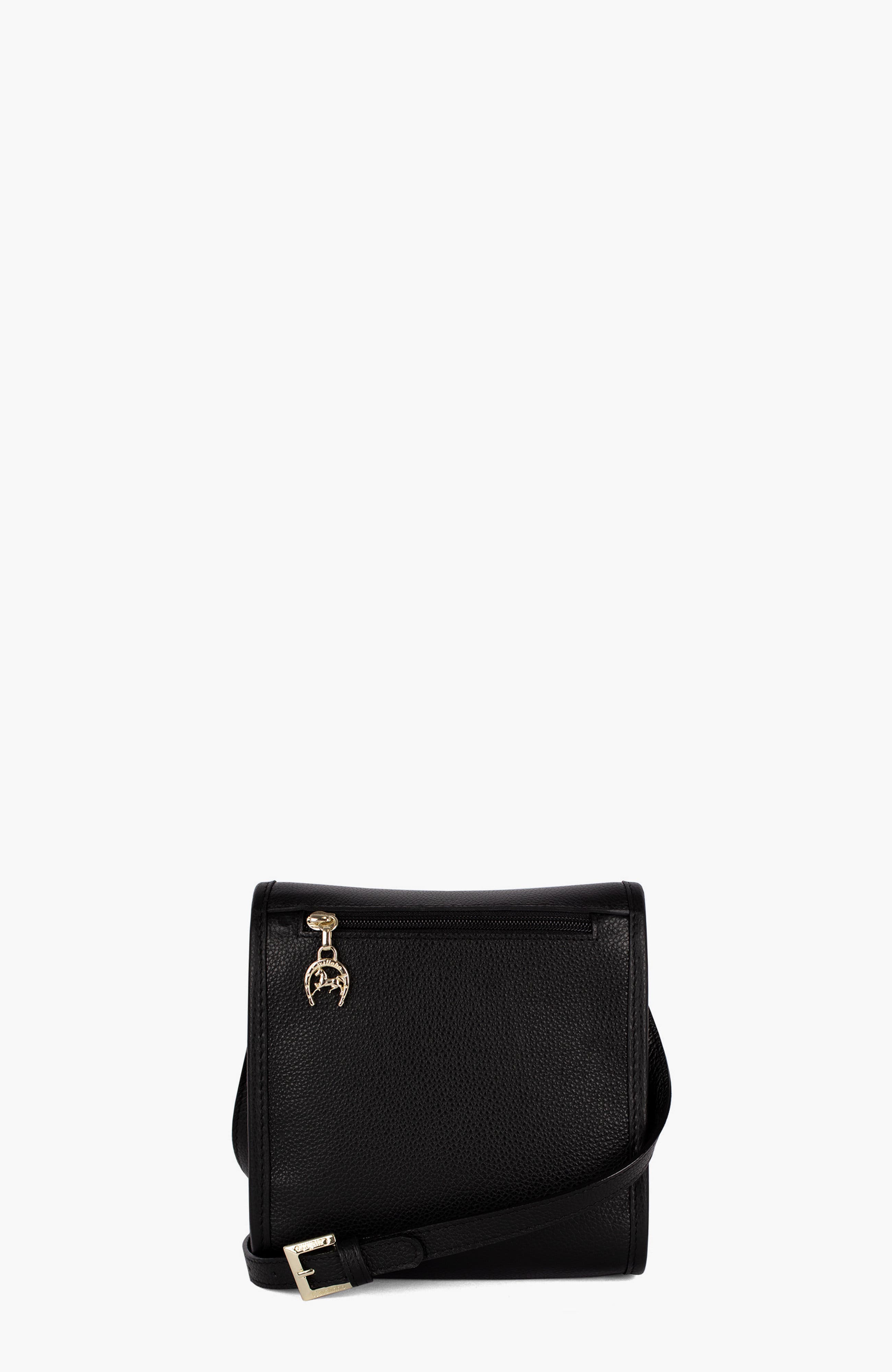 Muse 560 Pebbled Leather Small Crossbody Bag, Alternate, color, Black