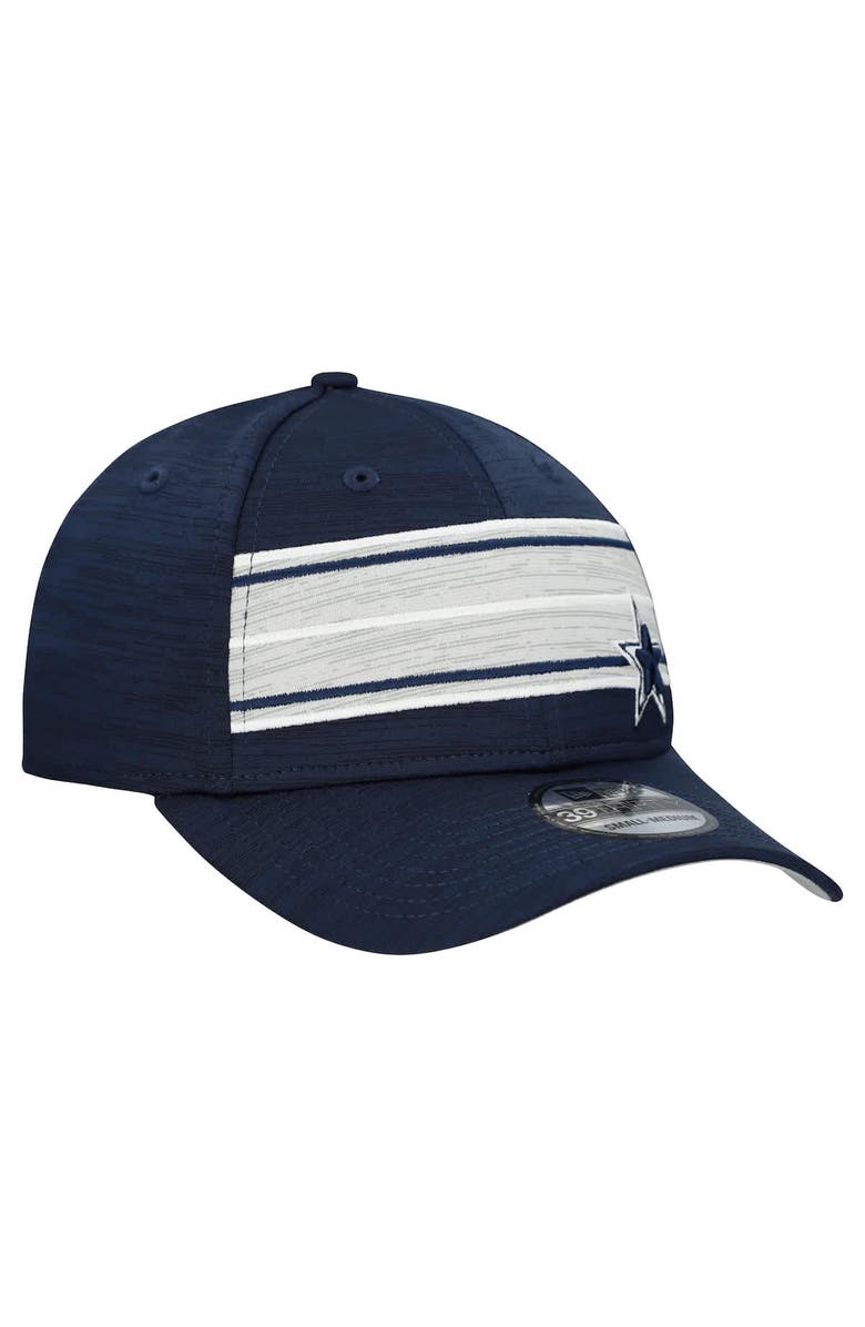 New Era Men's New Era  Navy Dallas Cowboys Stripes 39THIRTY Flex Hat, Alternate, color, Navy