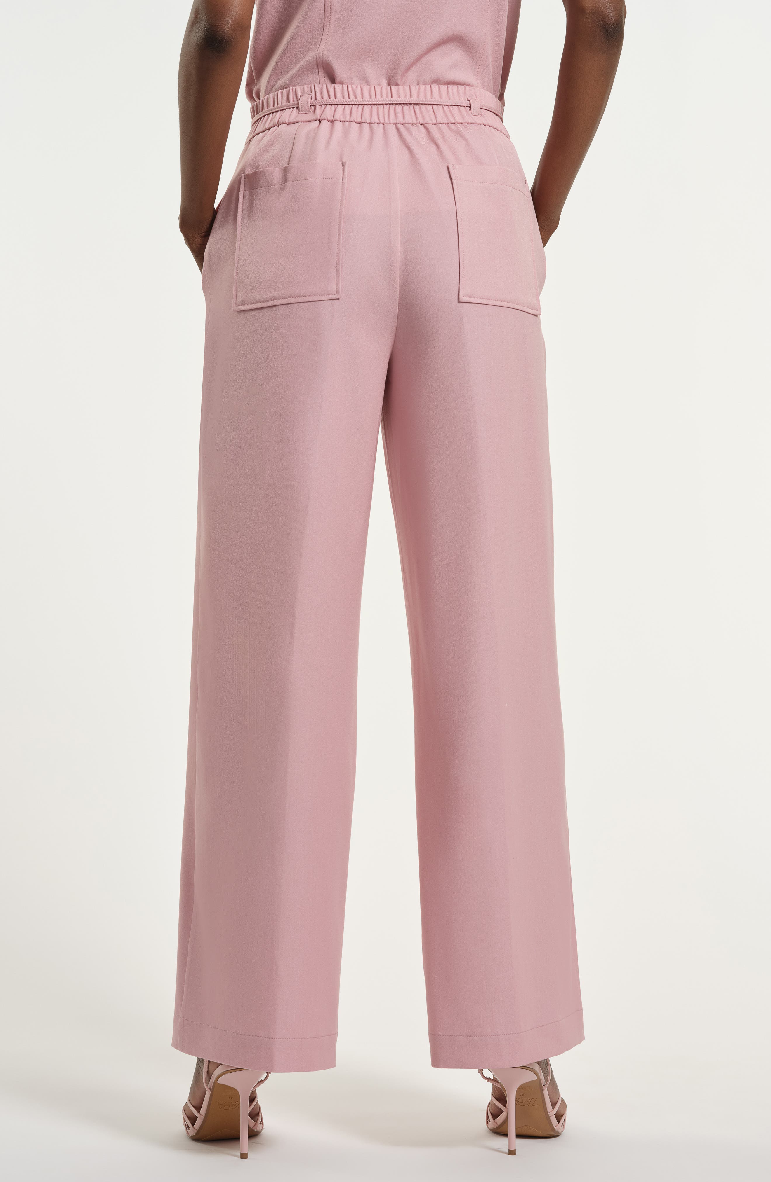 Cotton Chambray Pull-On Pants - image 4