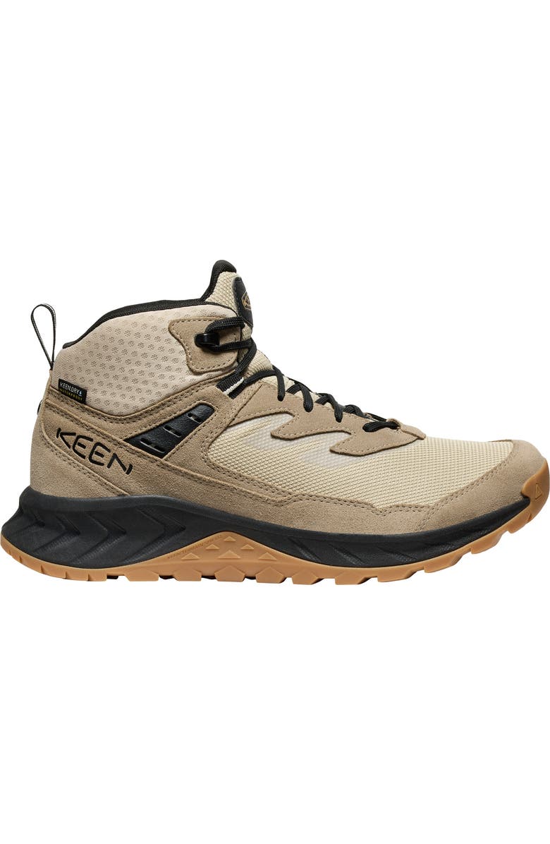 KEEN Hightrail Waterproof Mid Hiking Sneaker, Alternate, color, Brindle/ Oak Buff