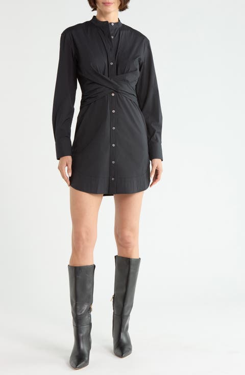 Ellers Twist Waist Shirtdress