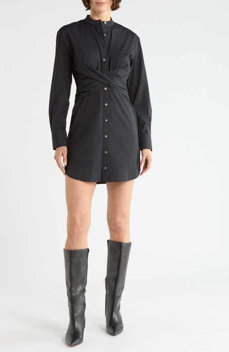 Ellers Twist Waist Shirtdress