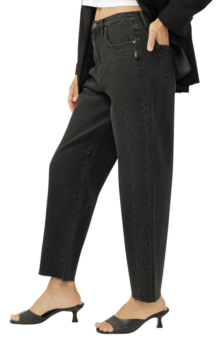 Silver Jeans Co. High Waist Slim Barrel Jeans, Alternate, color, Marion
