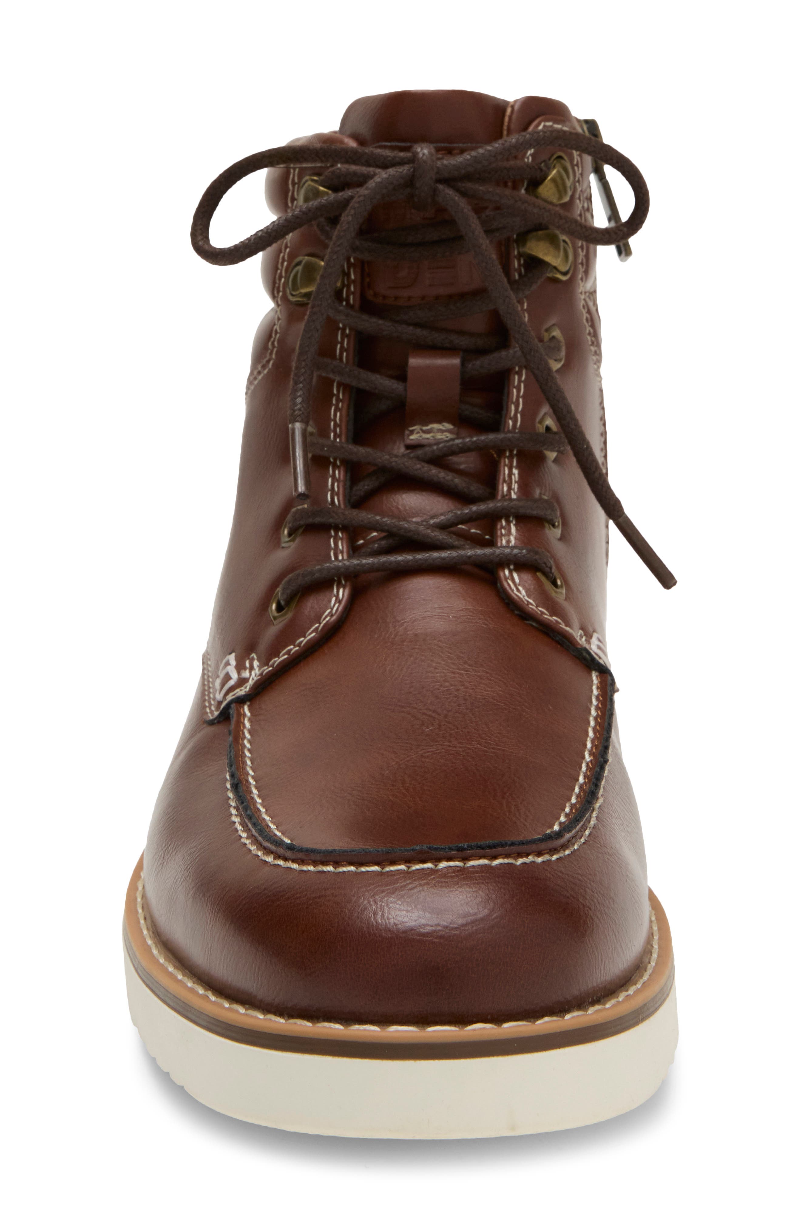 Swingin Faux Leather Boot, Alternate, color, TAN LEATHER PU