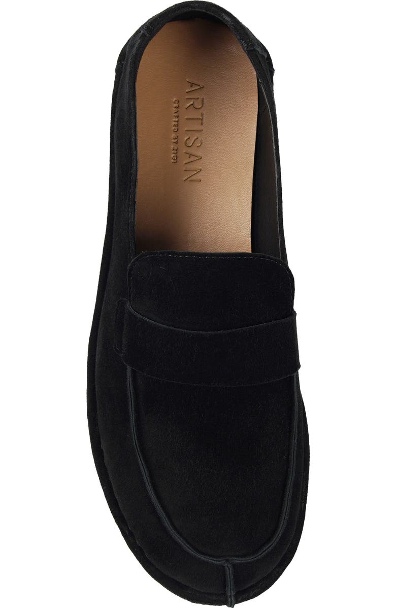 Artisan Crafted By Zigi Phinneas Loafer, Alternate, color, Black Suede