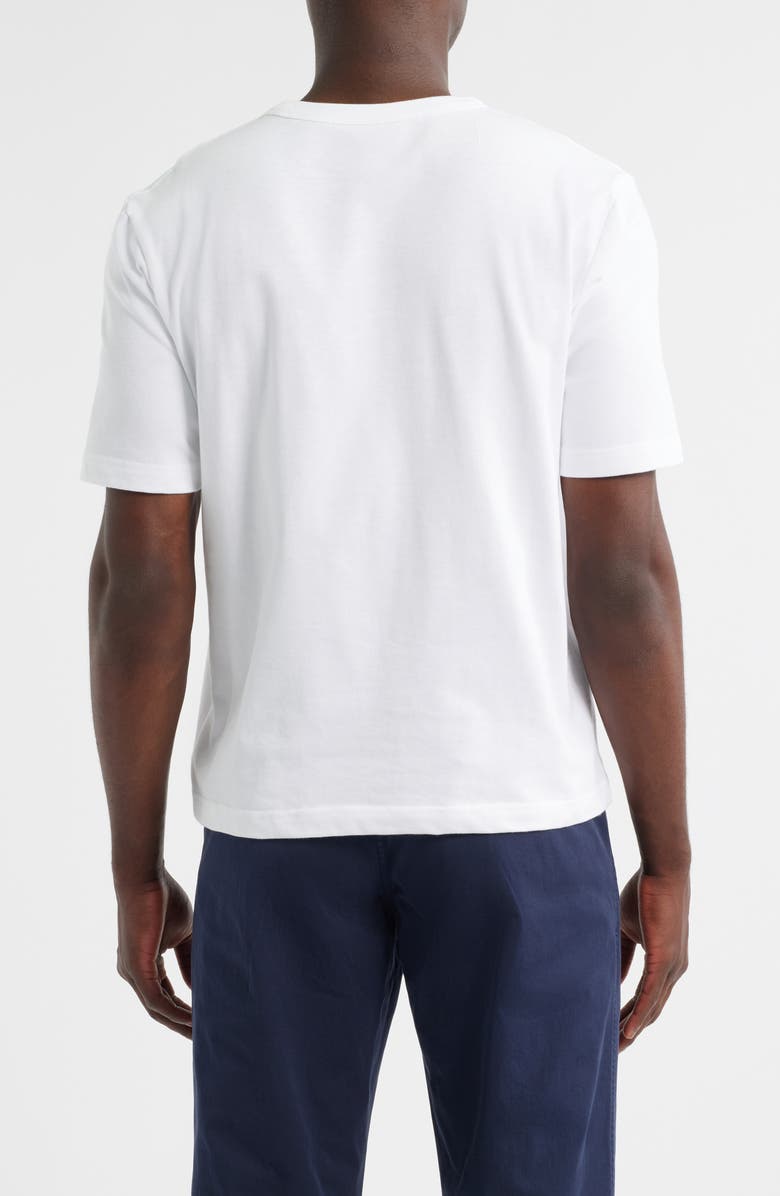 PS Paul Smith Casual Fit Stitch Stripe Organic Cotton Graphic T-Shirt, Alternate, color, White