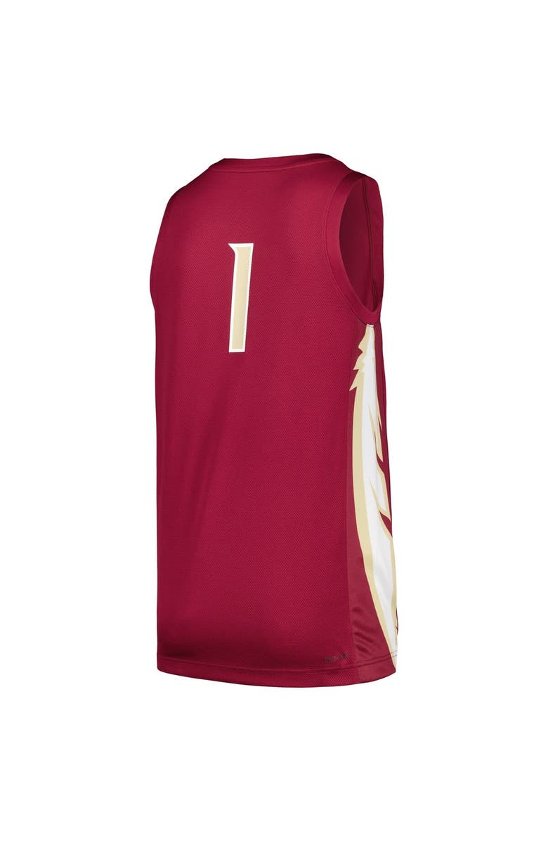 Nike Men's Nike #1 Garnet Florida State Seminoles Replica Jersey, Alternate, color, 