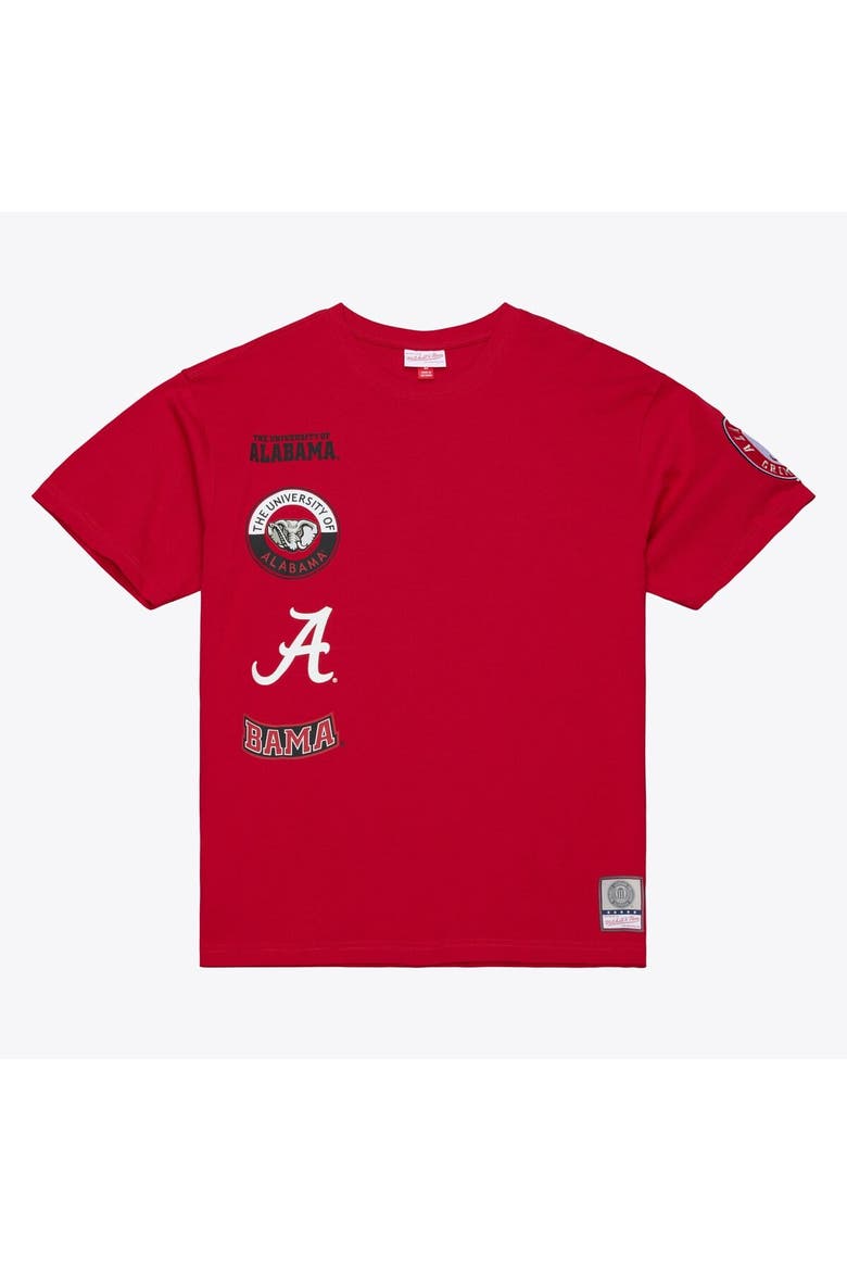 Men's Mitchell & Ness Crimson Alabama Crimson Tide Double Clutch Premium T-Shirt, Main, color, Crimson
