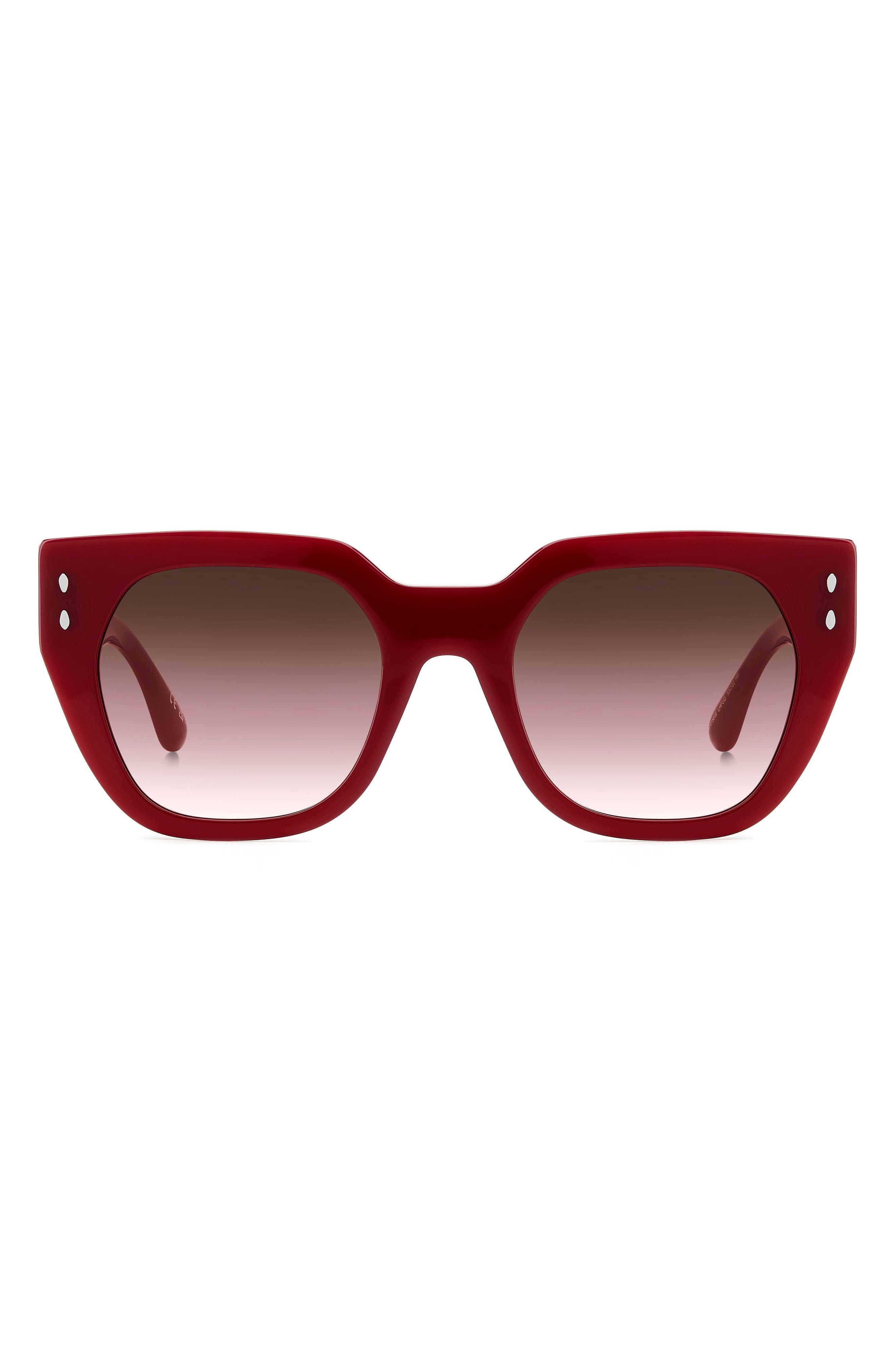 53mm Gradient Square Sunglasses
