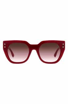53mm Gradient Square Sunglasses