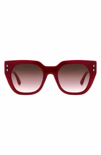 53mm Gradient Square Sunglasses