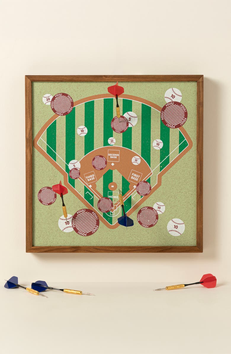 Uncommon Goods Baseball Dartboard Game by Professor Puzzle, Alternate, color, Multi