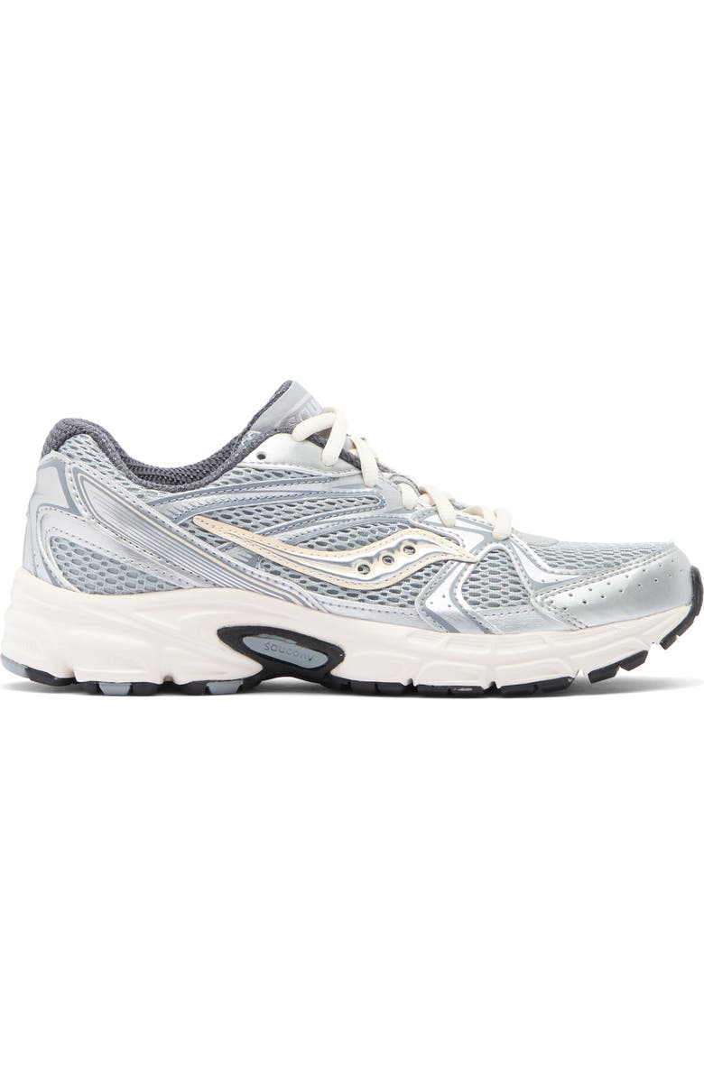 Saucony Ride Millennium Sneaker, Alternate, color, Silver/Cre