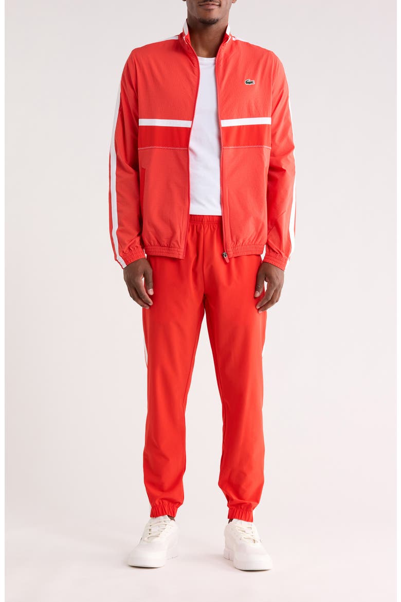Track Jacket & Pants Set, Main, color, REDCURRANT BUSH