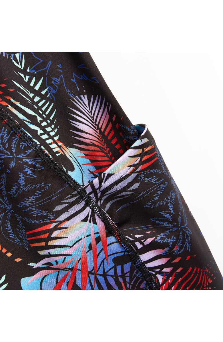 TomboyX 9-Inch Shorts with Pocket, Alternate, color, Palm Dreams