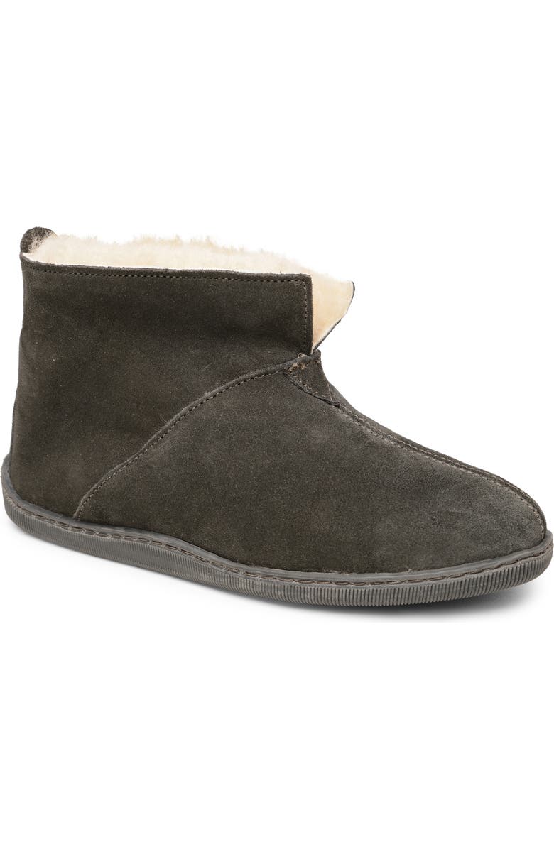 Minnetonka Genuine Shearling Lined Ankle Boot, Alternate, color,