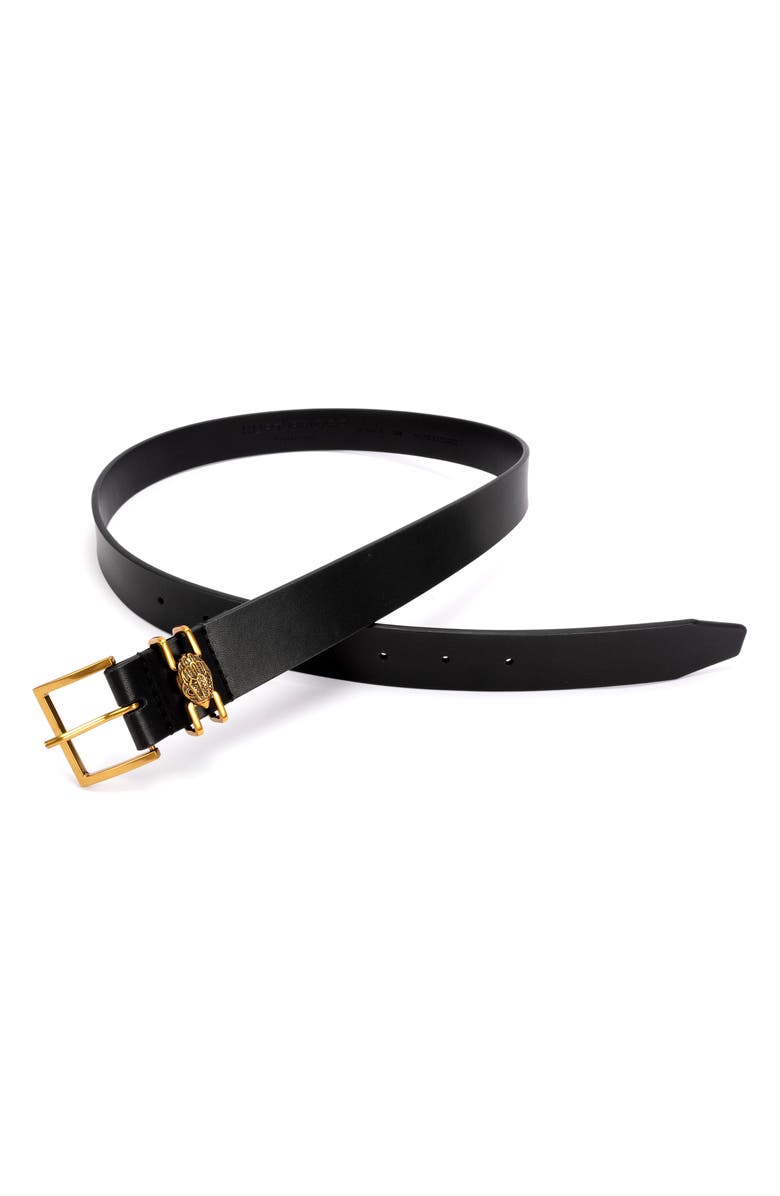 Kurt Geiger London Shoreditch Leather Belt, Alternate, color, 