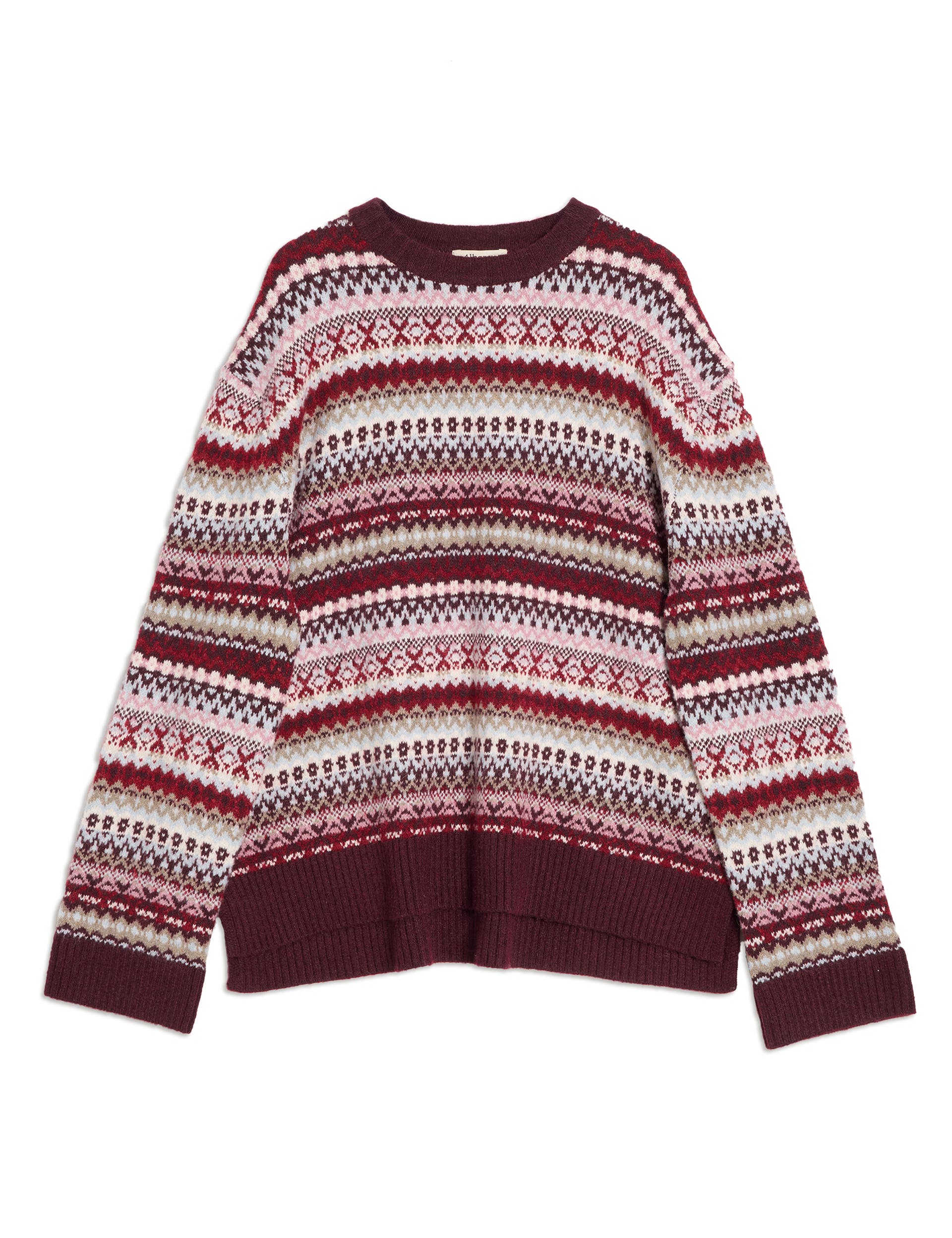 Fair Isle Crew Neck Sweater - image 2